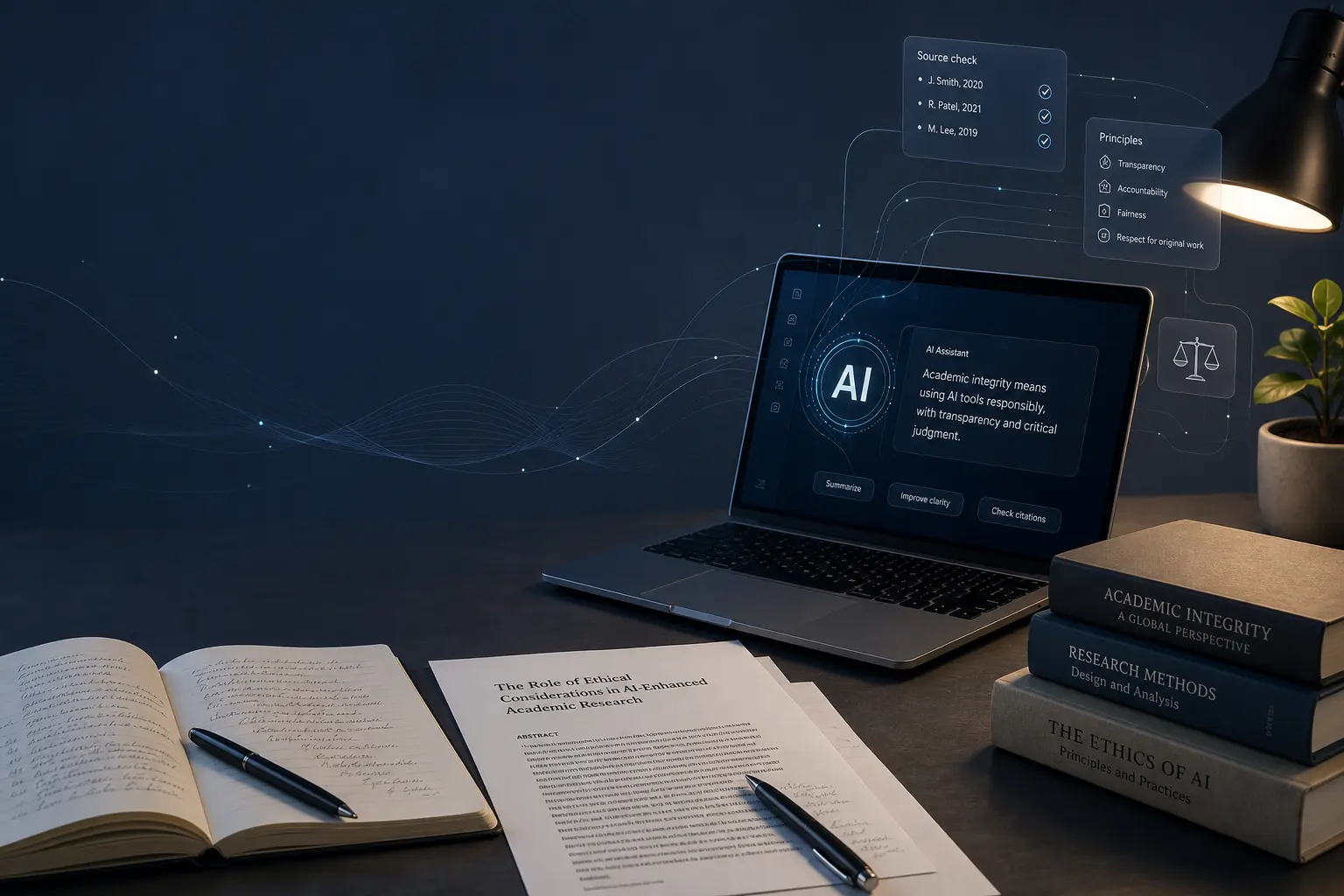 How to use artificial intelligence ethically in your thesis work